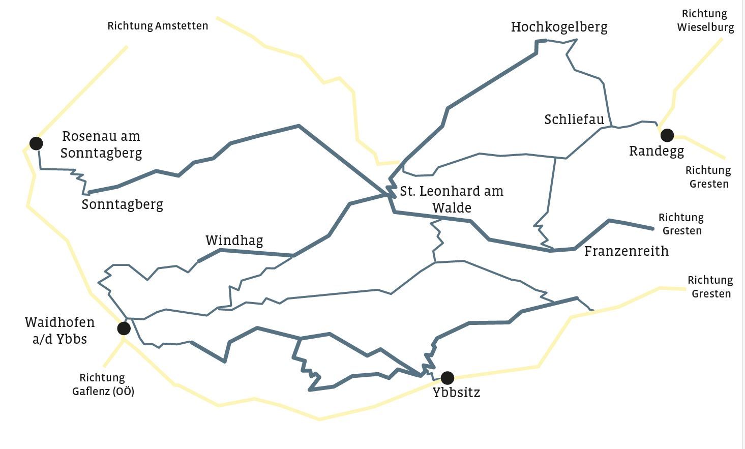Routenspinne Panoramahöhenweg