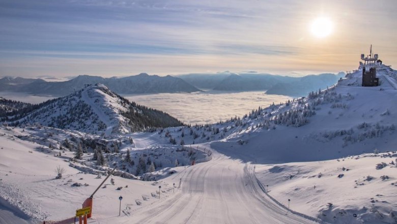Während im Tal der Nebel liegt, strahlt am Hochkar oftmals die Sonne, © Ludwig Fahrnberger