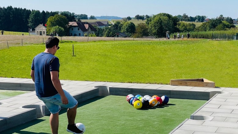 Fu&szlig;ballbillard, &copy; webgrafix.at