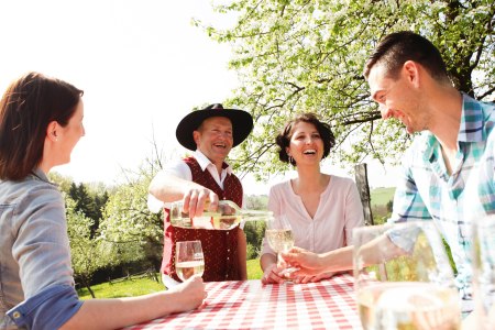 During the Spring Perry Festival, visiting a perry tavern (Mostheuriger) is a must, &copy; schwarz-koenig.at