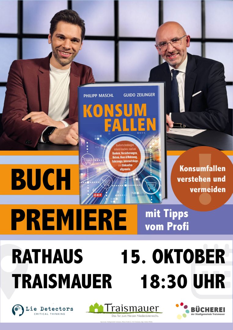 Philipp Maschl und Guido Zeilinger präsentieren ihr neues Buch